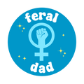 Feral Dad Sticker
